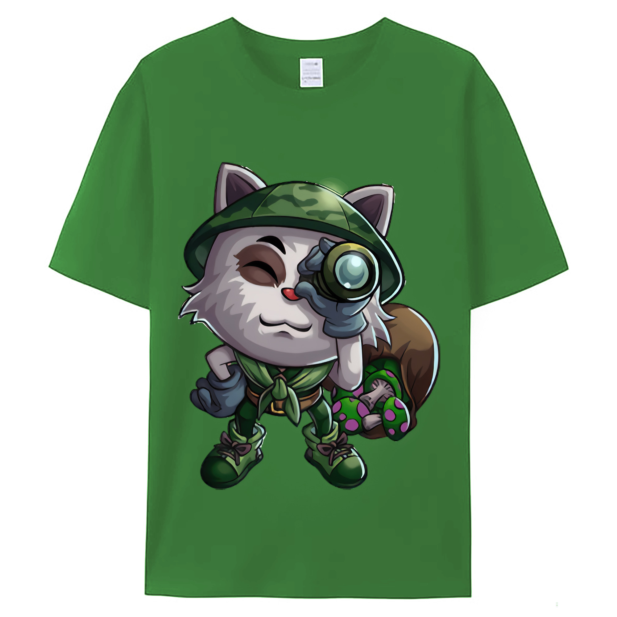 （画像用） リーグ・オブ・レジェンド League of Legends LOL レディースカジュアルプリントTシャツ（綿100％）
